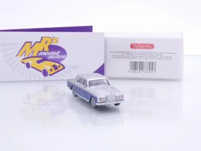 Preview: Wiking 0837 05 # Rolls Royce Silver Shadow Baujahr 1965-77 " silber-blau " 1:87