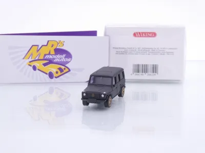 Wiking 0266 10 # Mercedes-Benz G-Klasse Baujahr 1990-2008 " mattschwarz " 1:87
