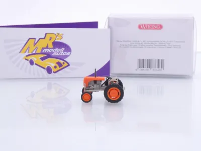 Preview: Wiking 0876 46 # Steyr 80 Schlepper Traktor Baujahr 1949-64 " orange-grau " 1:87