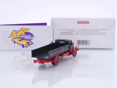 Preview: Wiking 0415 03 # Henschel HS 140 Pritschen-LKW Bj 1955-61 " Eisen & Stahl " 1:87