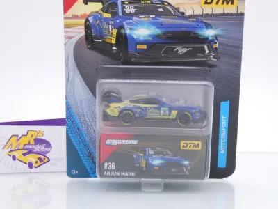 Preview: Majorette 8502101004 # Ford Mustang GT3 #36 DTM 2025 " Arjun Maini / HRT " 1:64