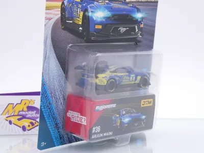 Preview: Majorette 8502101004 # Ford Mustang GT3 #36 DTM 2025 " Arjun Maini / HRT " 1:64