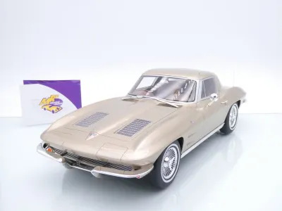 GT Spirit GT1004 # Chevrolet Corvette C2 Stingray Baujahr 1953 " beigemetallic " 1:12