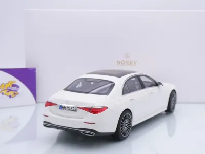 Preview: Norev 183807 # Mercedes-Benz S-Klasse V223 AMG Line Baujahr 2021 " weiß " 1:18