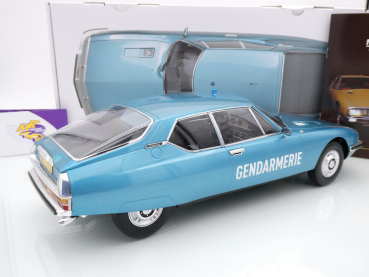 Preview: Norev 121703 # Citroën SM Baujahr 1973 türkismetallic " Gendarmerie France " 1:12