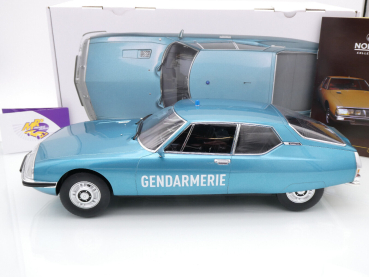 Preview: Norev 121703 # Citroën SM Baujahr 1973 türkismetallic " Gendarmerie France " 1:12