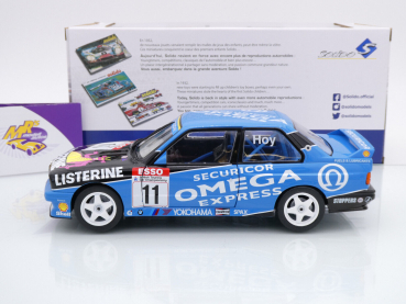 Preview: Solido S1801522 # BMW M3 E30 Nr.11 British BTCC 1991 " W. Hoy - Listerine " 1:18