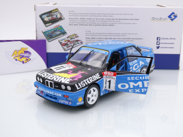 Preview: Solido S1801522 # BMW M3 E30 Nr.11 British BTCC 1991 " W. Hoy - Listerine " 1:18