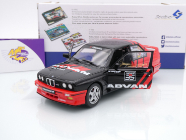 Preview: Solido S1801521 # BMW M3 E30 #35 Drift Challenge 1990 " Advan Drift Team " 1:18
