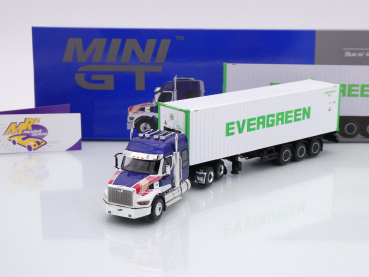 TSM MINI GT MGT00597-L # Western Star 49X 40 ft. Container " Evergreen " 1:64