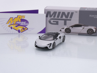 TSM MINI GT MGT00582-L # McLaren Artura LHD " silbermetallic (Ice Silver) " 1:64