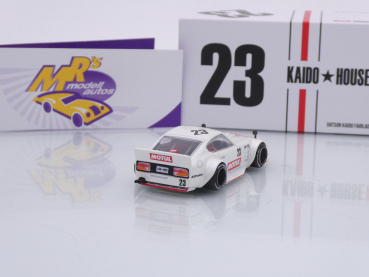 Preview: TSM MINI GT KHMG064 # Datsun Fairlady Z weiß " Kaido House Motul V3 " 1:64