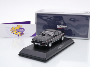 Norev 270564 # Ford Capri III Injection Baujahr 1980 " schwarz-silber " 1:43