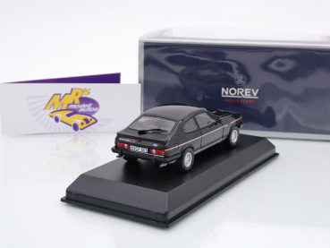 Preview: Norev 270564 # Ford Capri III Injection Baujahr 1980 " schwarz-silber " 1:43