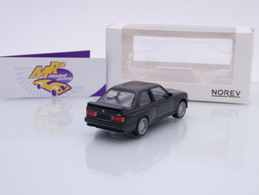 Preview: Norev 350009 # BMW M3 E30 Sportwagen Baujahr 1986 " schwarzmetallic " 1:43