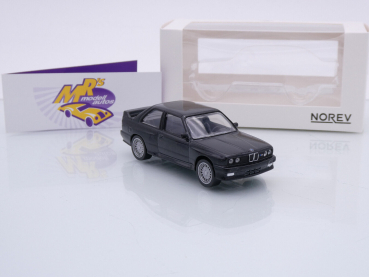 Preview: Norev 350009 # BMW M3 E30 Sportwagen Baujahr 1986 " schwarzmetallic " 1:43