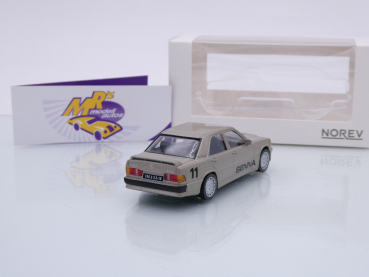 Preview: Norev 351196 # Mercedes-Benz 190E W201 Baujahr 1982 goldmetallic  " Senna Edition " 1:43