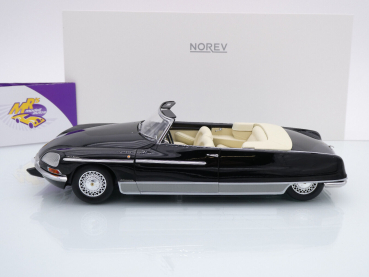Preview: Norev 181746 # Citroen DS 21 Palm Beach Cabriolet Baujahr 1968 " schwarz " 1:18