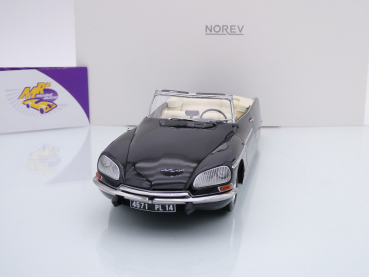 Preview: Norev 181746 # Citroen DS 21 Palm Beach Cabriolet Baujahr 1968 " schwarz " 1:18
