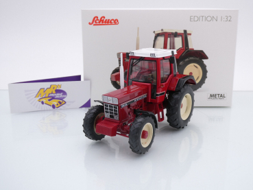Schuco 07878 # International 956 XL Traktor Baujahr 1984 " rot-weiß " 1:32
