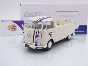 Solido S1806708 # VW Volkswagen T1 Pritsche Baujahr 1950 " Herbie Nr.53 " 1:18