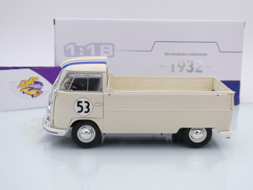 Preview: Solido S1806708 # VW Volkswagen T1 Pritsche Baujahr 1950 " Herbie Nr.53 " 1:18