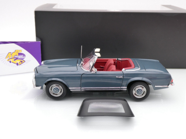 Preview: Norev B66040681 # Mercedes-Benz 230 SL Pagode Cabriolet Baujahr 1963 " blaugrau " 1:18