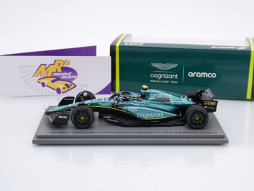 Preview: Spark S8585 # Aston Martin AMR23 F1 Nr.14 2nd Monaco GP 2023 " Fernando Alonso " 1:43