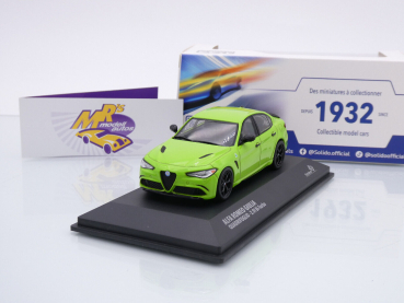 Solido S4313106 # Alfa Romeo Giulia Quadrifoglio Baujahr 2016 " giftgrün " 1:43