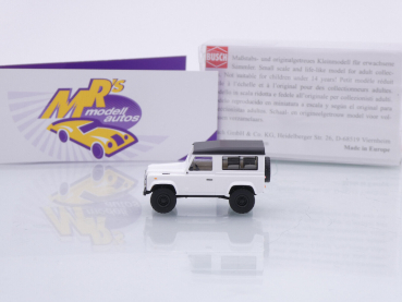 Preview: Busch 54301 # Land Rover Defender '90 Baujahr 1983 " weiß " 1:87