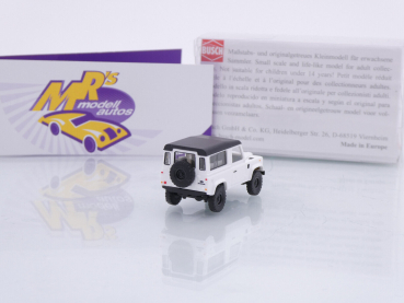 Preview: Busch 54301 # Land Rover Defender '90 Baujahr 1983 " weiß " 1:87