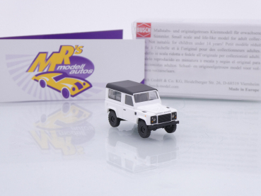 Preview: Busch 54301 # Land Rover Defender '90 Baujahr 1983 " weiß " 1:87