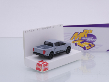 Preview: Busch 53711 # Nissan Navara Pick-Up N-Guard Baujahr 2015 " grau-schwarz " 1:87