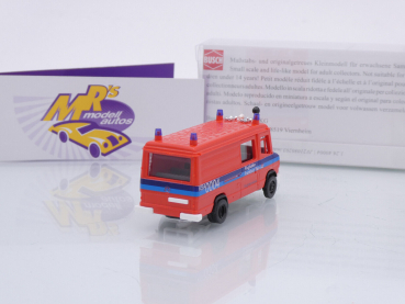 Preview: Busch 44302 # Mercedes-Benz 507 D Kasten Baujahr 1986 " Fraport Frankfurt " 1:87