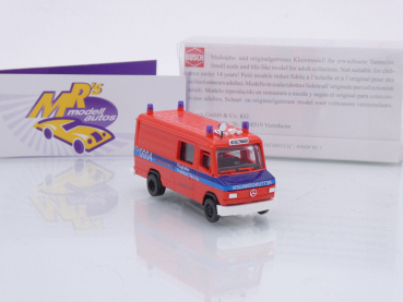 Preview: Busch 44302 # Mercedes-Benz 507 D Kasten Baujahr 1986 " Fraport Frankfurt " 1:87