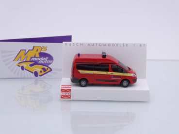 Preview: Busch 52517 # Ford Transit Custom Baujahr 2012 " Feuerwehr Aurubis " 1:87