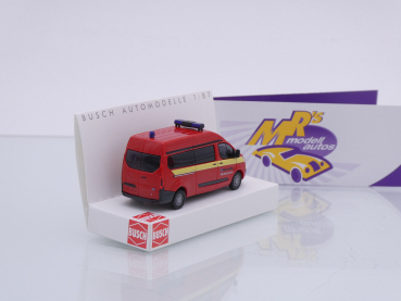 Preview: Busch 52517 # Ford Transit Custom Baujahr 2012 " Feuerwehr Aurubis " 1:87