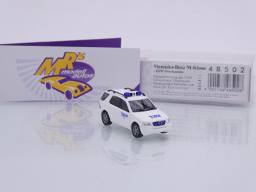 Preview: Busch 48502 # Mercedes-Benz M-Klasse Baujahr 2003 " THW Oberhausen " 1:87