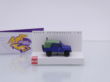 Preview: Busch 52110 # UAZ-469 Baujahr 1972 " Technisches Hilfswerk THW Cottbus " 1:87
