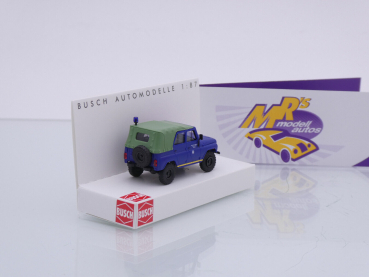 Preview: Busch 52110 # UAZ-469 Baujahr 1972 " Technisches Hilfswerk THW Cottbus " 1:87