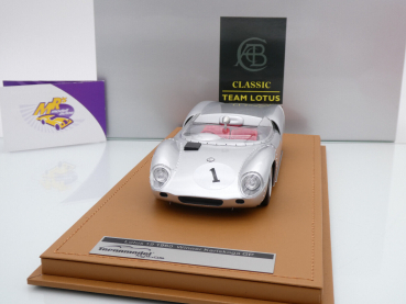 Preview: Tecnomodel TM18-184C # Lotus 19 Winner Karlskoga GP 1960 " Stirling Moss " 1:18