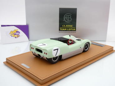 Preview: Tecnomodel TM18-184B # Lotus 19 Win Laguna Seca GP 1961 " Stirling Moss " 1:18