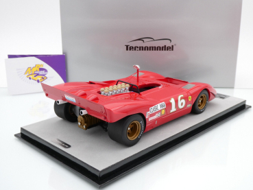 Preview: Tecnomodel TM18-256C # Ferrari 612P Can-Am #16 Mid Ohio 1969 " Chris Amon " 1:18