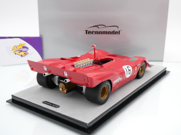 Preview: Tecnomodel TM18-256B # Ferrari 612P Can-Am Watkins Glen 1969 " Chris Amon " 1:18