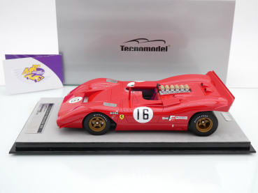 Preview: Tecnomodel TM18-256B # Ferrari 612P Can-Am Watkins Glen 1969 " Chris Amon " 1:18