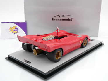 Preview: Tecnomodel TM18-256A # Ferrari 612P Can-Am Baujahr 1969 " Press Version " 1:18