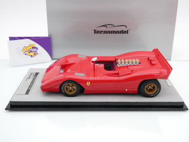 Preview: Tecnomodel TM18-256A # Ferrari 612P Can-Am Baujahr 1969 " Press Version " 1:18