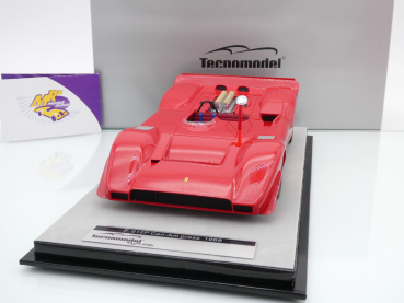 Preview: Tecnomodel TM18-256A # Ferrari 612P Can-Am Baujahr 1969 " Press Version " 1:18