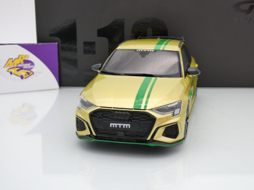 Preview: GT Spirit GT891 # AUDI S3 MTM Clubsport Baujahr 2022 " gelbmetallic-grün " 1:18