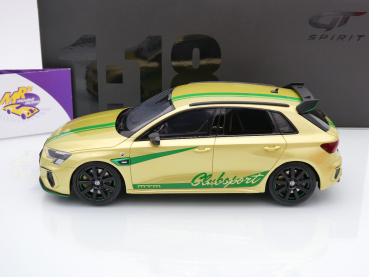 Preview: GT Spirit GT891 # AUDI S3 MTM Clubsport Baujahr 2022 " gelbmetallic-grün " 1:18